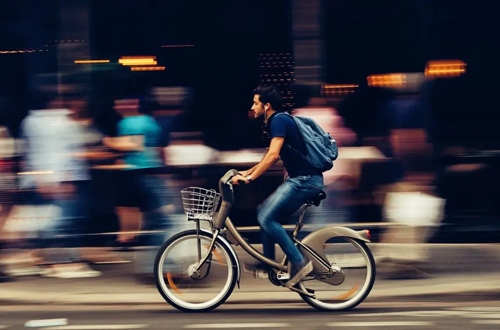 Bicycle ride on speed