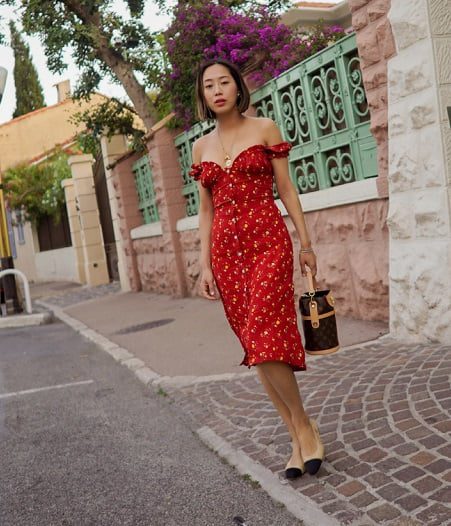 Feminine Style with a Floral Dress