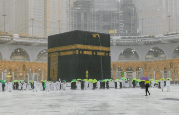 Makkah was hit by floods