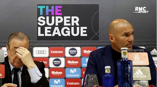 Zidane ask president Perez questions on Super League