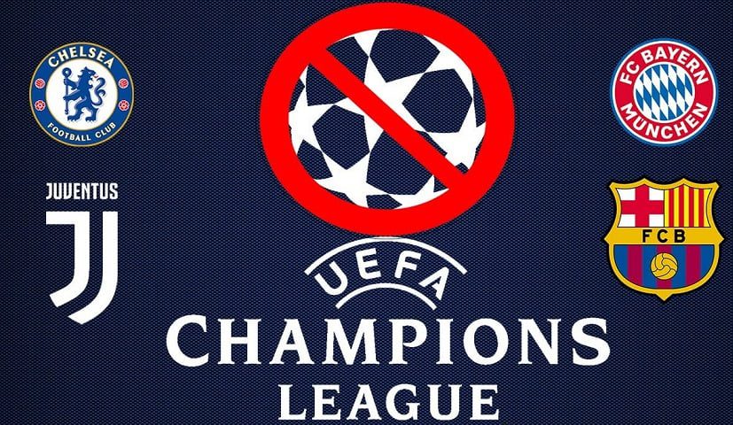 expelled from the Champions League