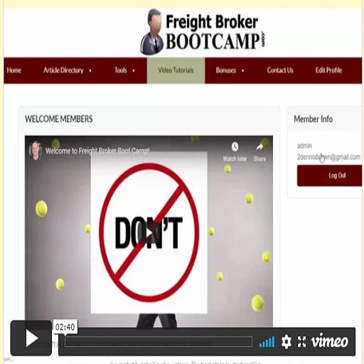 freight broker or agent
