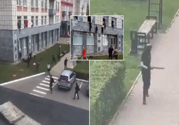 shooting at Russian university