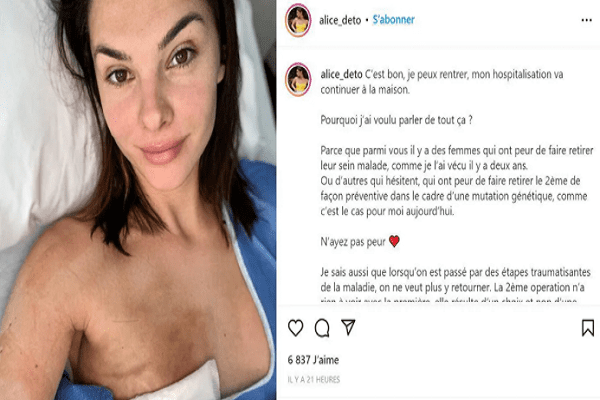 Alice Detollenaere The stages of her preventive breast removal told in a video