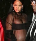 Rihanna Pregnant and See-Through for Jay-Z's After-Oscars Party