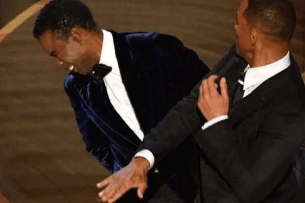 Will Smith addresses Chris Rock after his violent slap at the Oscars