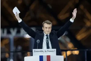 Emmanuel Macron re-elected president