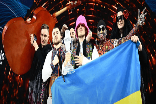 Ukraine wins the Eurovision Song Contest of 2022, the Netherlands finishes eleventh