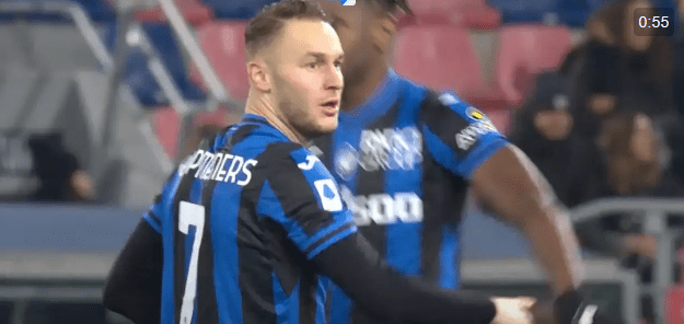 Koopmeiners helps Atalanta with a beautiful goal to win