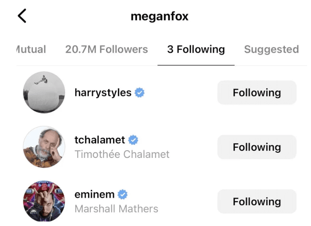 Megan Fox deletes photos of Machine Gun Kelly