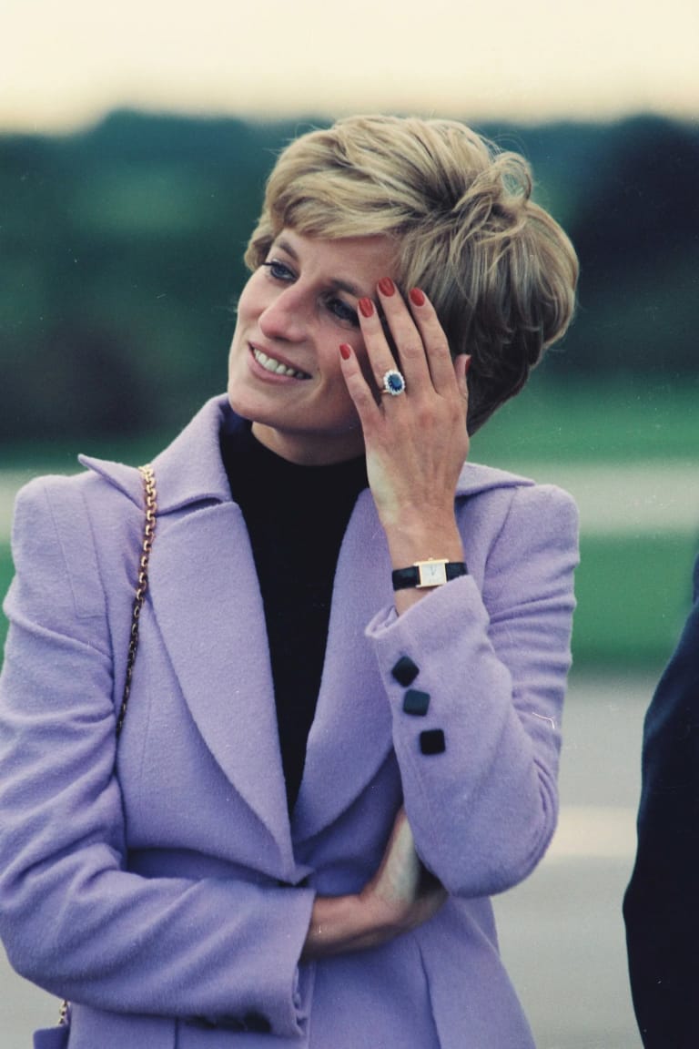 Princess Diana with Tank Cartier (Photo: Getty Images)