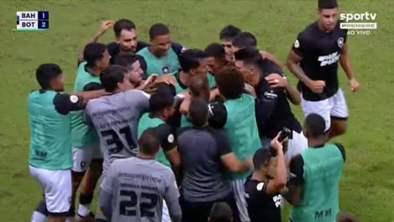 Botafogo beats Bahia away and follows % in Brasileirão