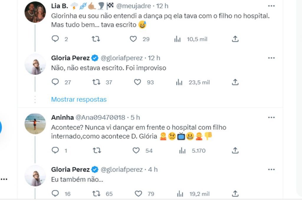 Glória Perez responds to criticism of Brisa's scene in Travessia