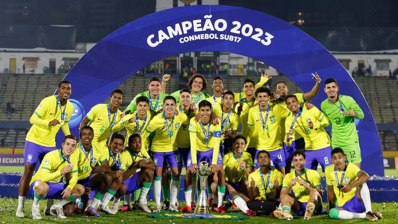 Brazil is champion of the U South American Championship