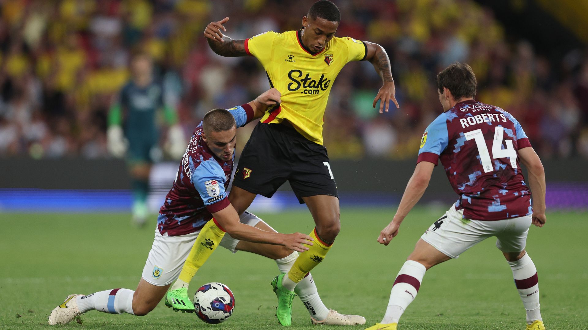 Joao Pedro in action for Watford