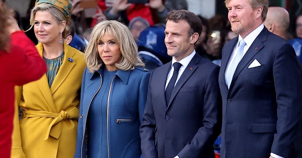 Brigitte Macron ultra stylish in front of Queen Maxima of the