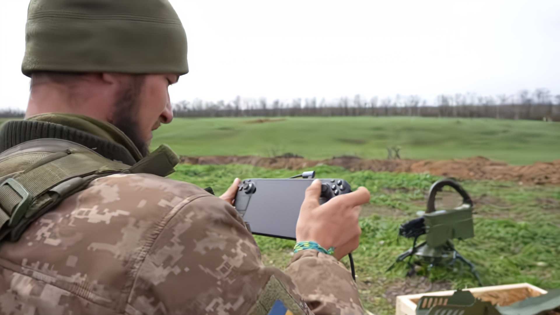 Ukrainian army uses Steam Deck to remotely control machine gun