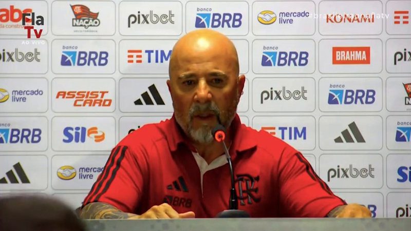 Sampaoli makes outburst and shoots about Flamengo moment