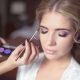 Brides bet on glitter makeup for their wedding