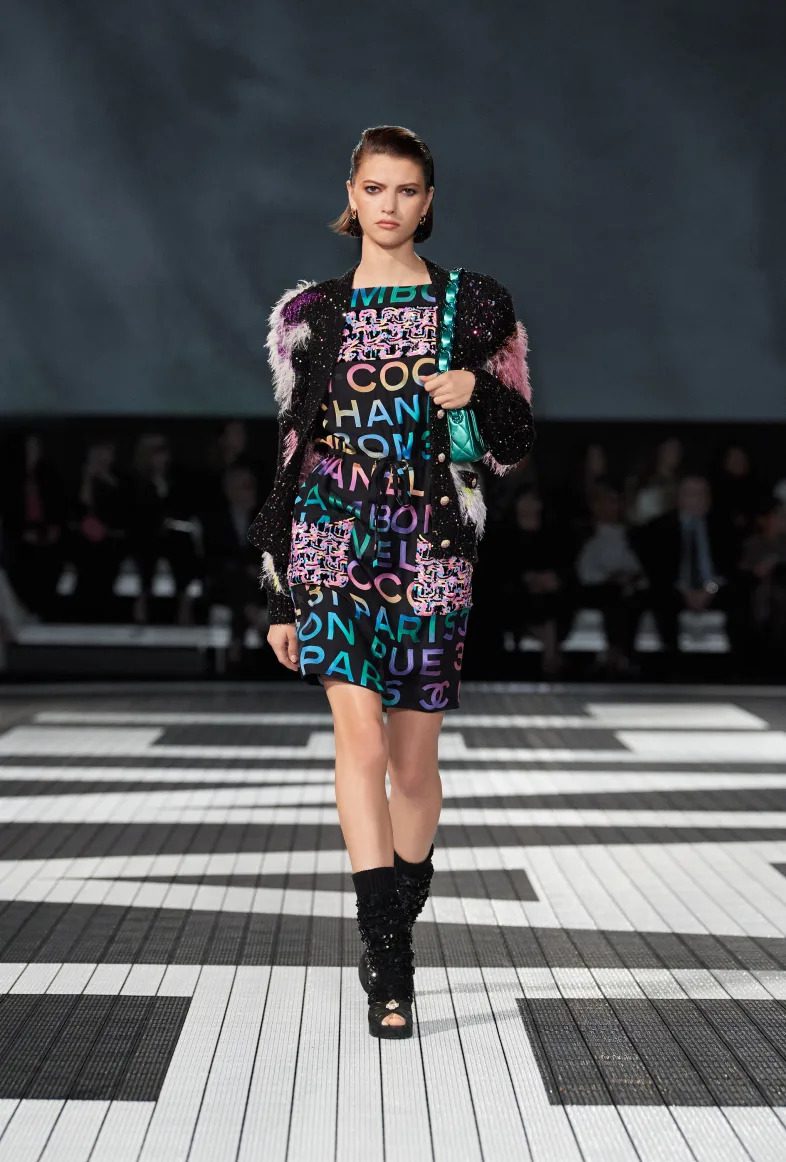 Logomania is another trend of the moment at Chanel.  Reproduction/Disclosure