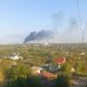 Areas of Luhansk occupied by Russia suffer bombings