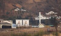 North Korea built a wall on its borders during the
