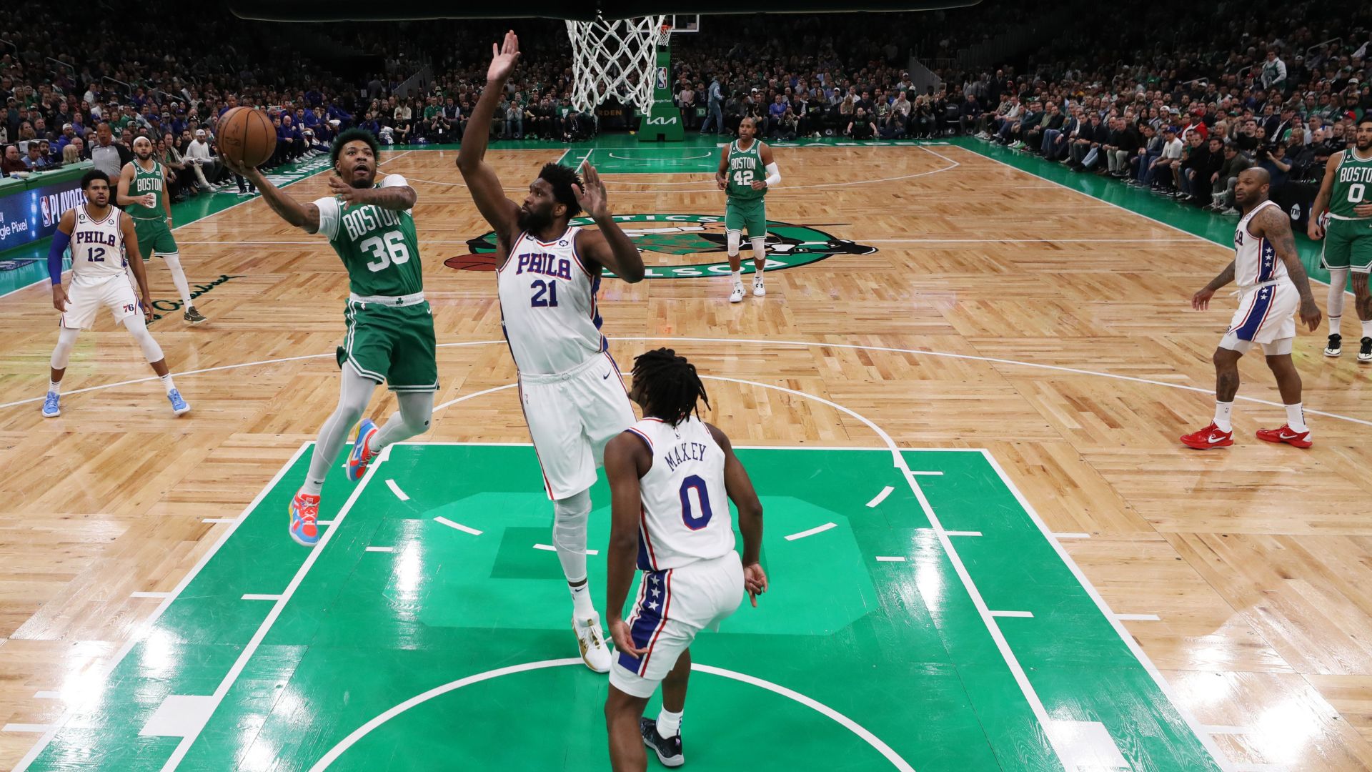Celtics beat 76ers in NBA playoffs