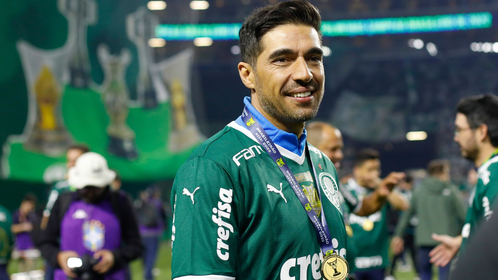 Abel has collected titles as coach of Palmeiras