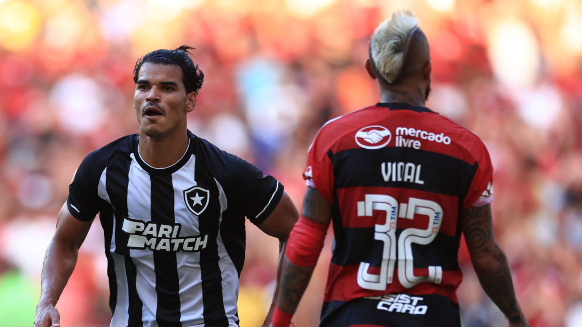 Botafogo in action against Flamengo