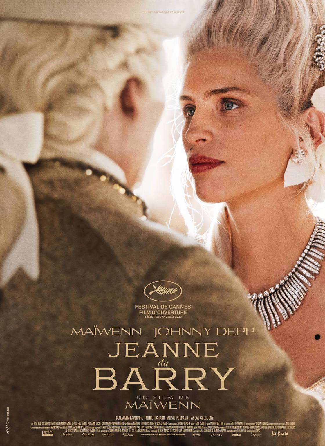 Poster for the film Jeanne du Barry, shown on the first day of the Cannes Film Festival.  Reproduction/Disclosure
