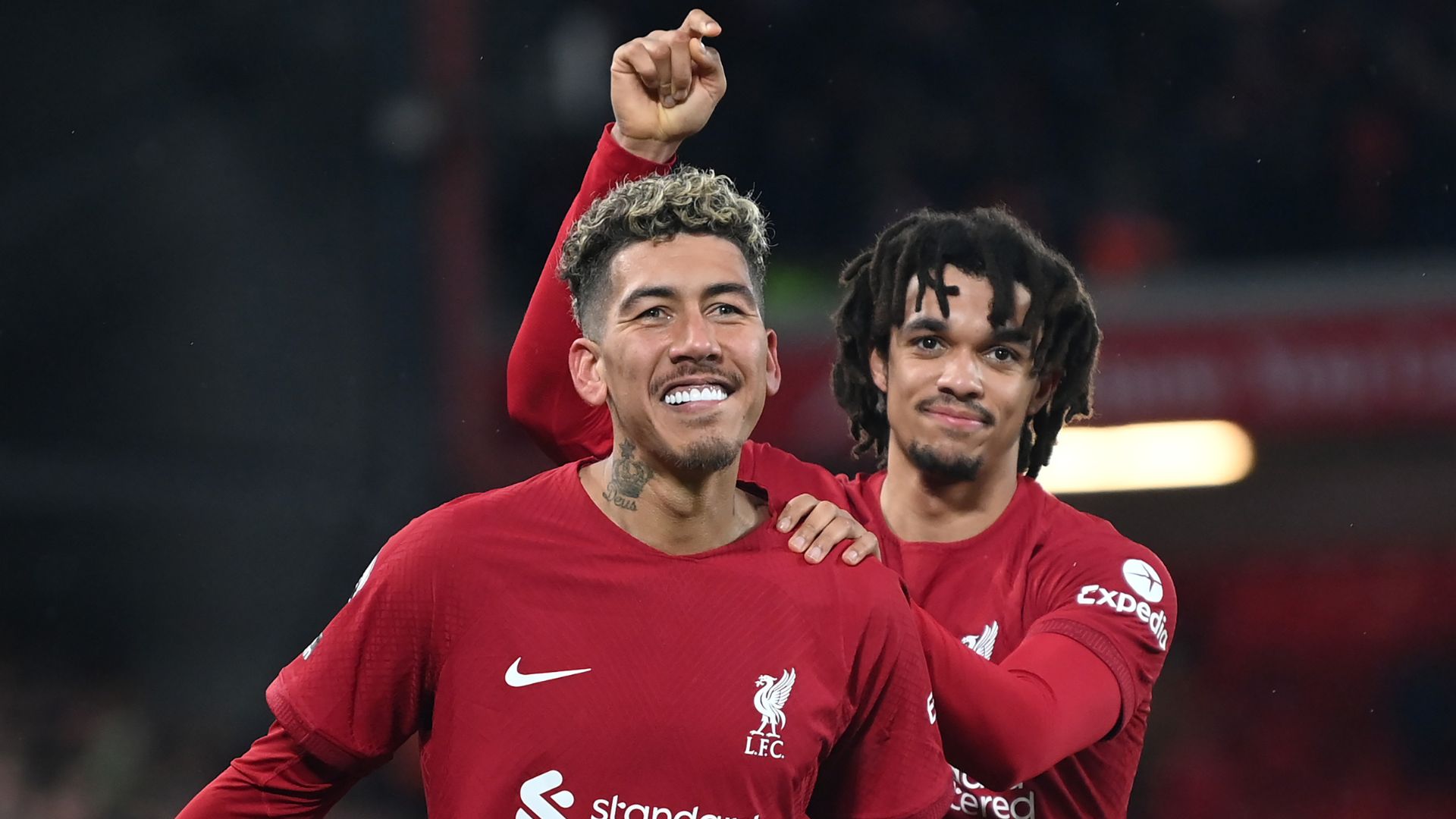 Firmino at Liverpool (left)