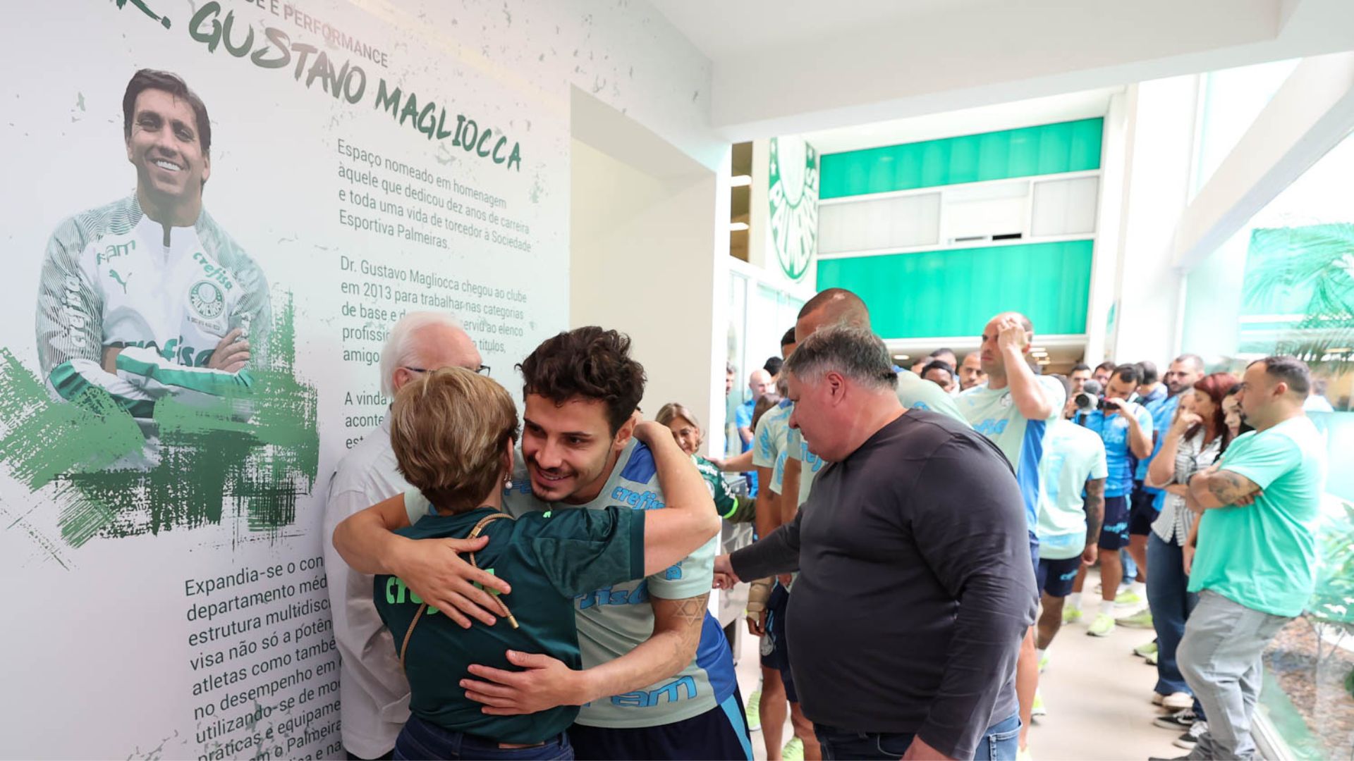 Palmeiras pays homage to Gustavo Magliocca