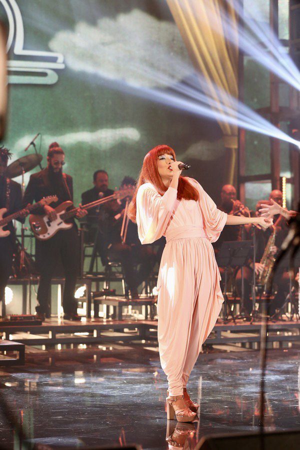 Luiza Possi honored Rita Lee on the 'Show dos Famosos' (Reproduction/Tv Globo)