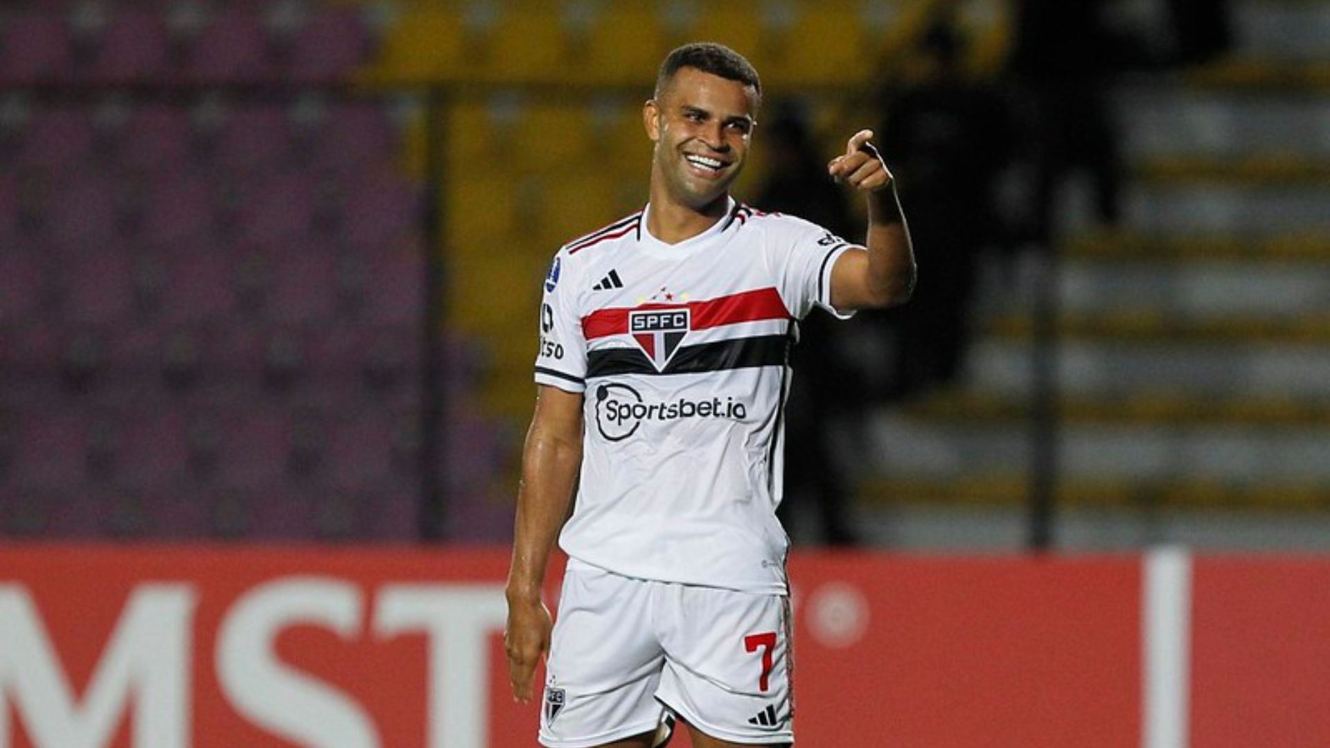 Alisson scored a goal for Sao Paulo