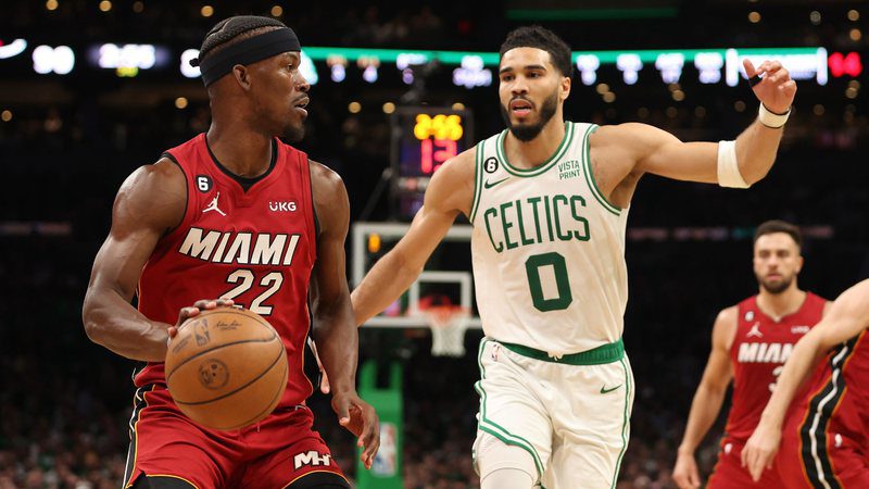 with Jimmy Butler inspired, Heat beats Celtics