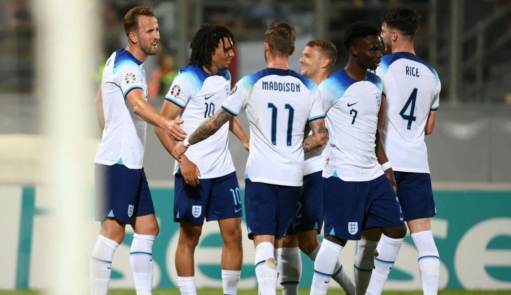 England thrash Malta to remain undefeated in Euro qualifiers