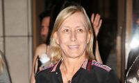 "After a day full of tests ": Martina Navratilova with double
