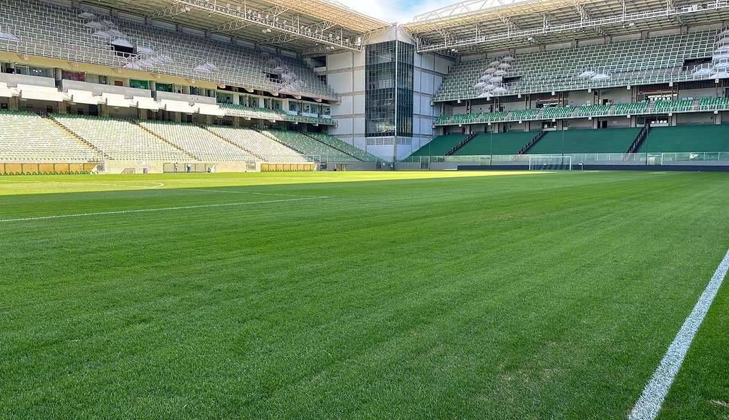 New lawn of Independência is inaugurated for the game between