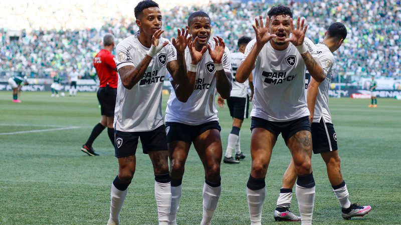 Botafogo beats Palmeiras, and shoots at the top of the