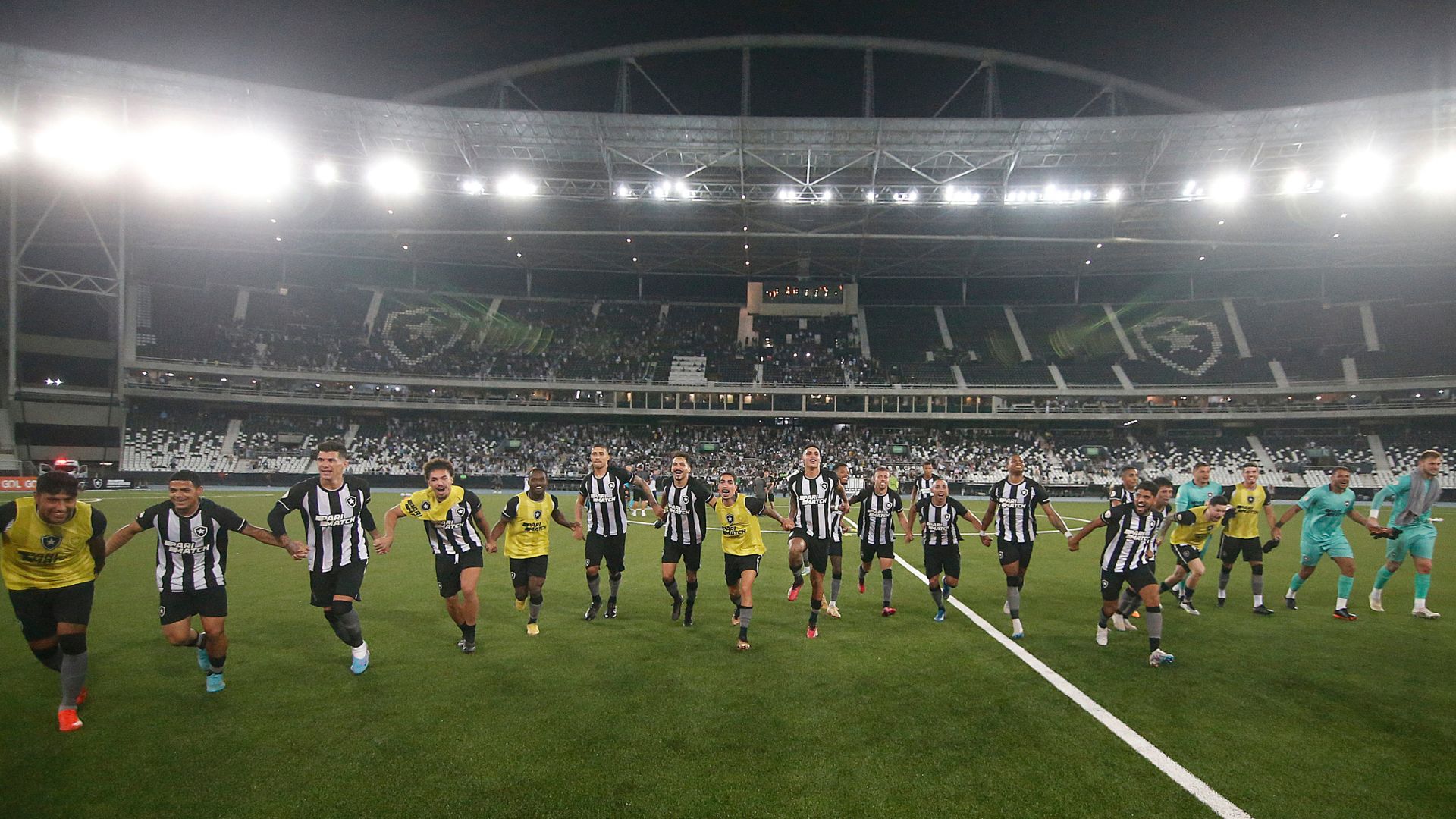 Botafogo on the field for the Brasileirão 2023
