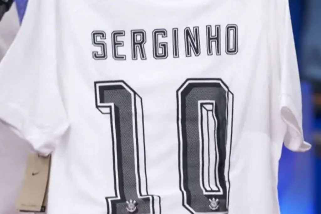 Special Corinthians t-shirt for Serginho Groisman