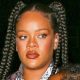 Rihanna is spotted in a rare moment with her son