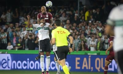 Coritiba scores twice in the first half, and beats Fluminense