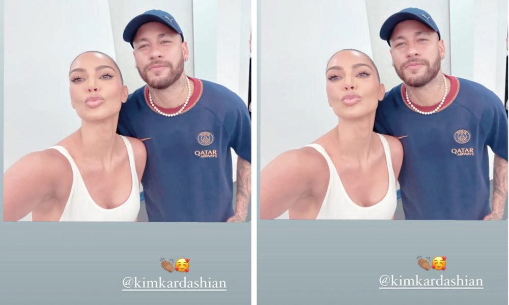 Neymar 'changes' his partner and appears with Kim Kardashian after