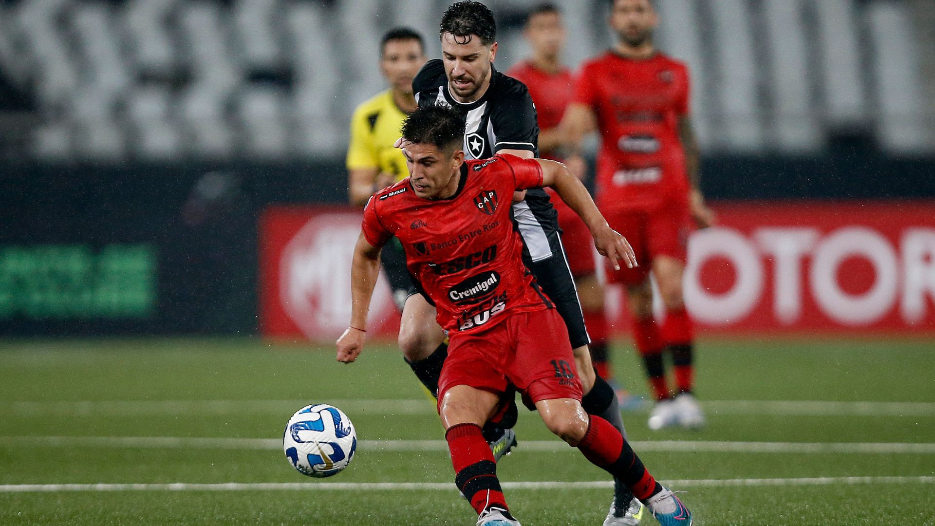 Botafogo and Patronato in action for the South American