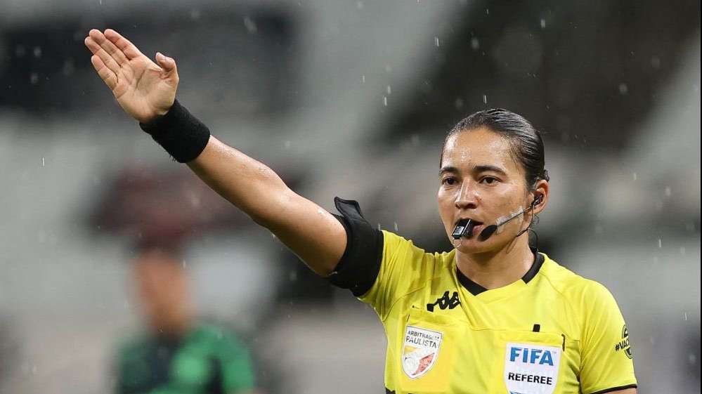 Brazilian woman makes history in soccer World Cup refereeing