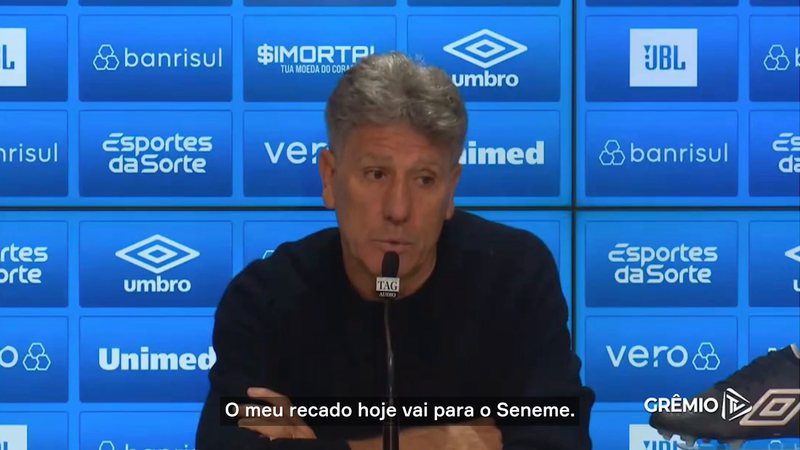 FootballAfter Grêmio x Botafogo, Renato Gaúcho detonates VAR: " My