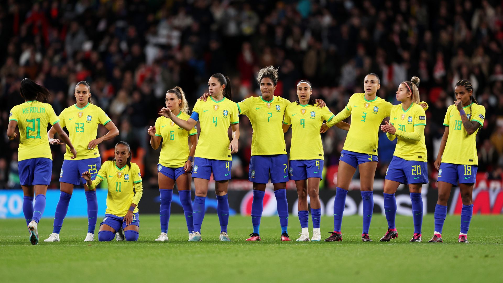 Brazil team prepares for the Women's World Cup