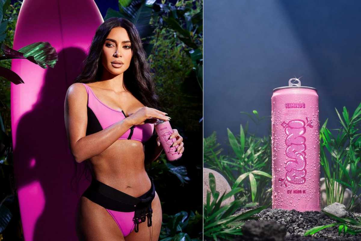 Kim Kardashian presents her new energy drink 'Kimade'