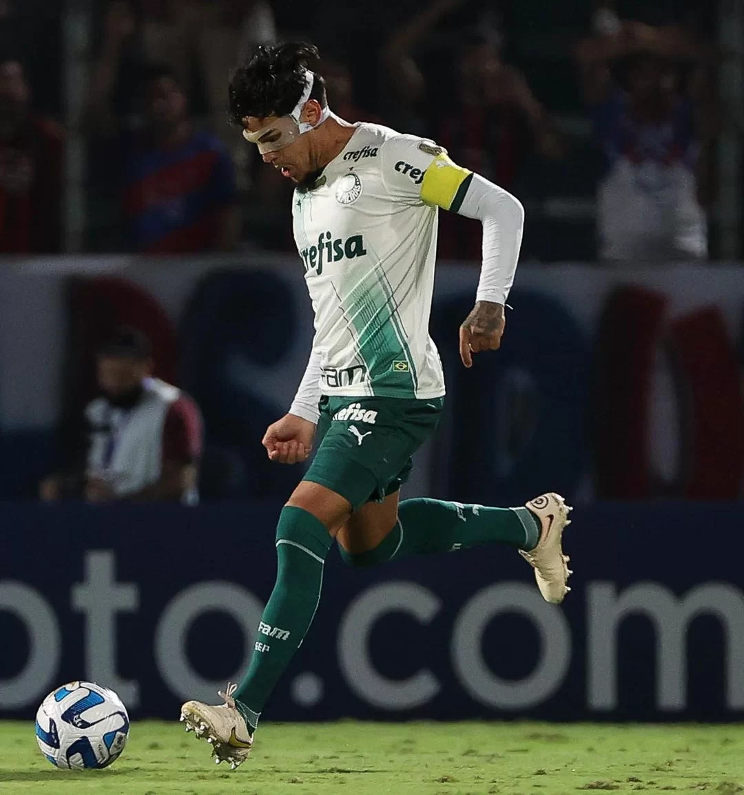 Gustavo Gomèz with in play for Palmeiras
